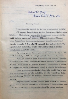 Korespondencja z fotografem Józefem Rybińskim na temat materiałów ikonograficznych związanych z tajnym nauczaniem