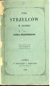Noc strzelców w Anatolji