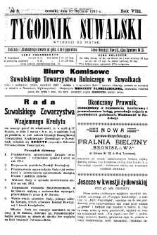 Tygodnik Suwalski 1913 nr 34