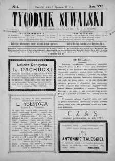Tygodnik Suwalski 1912 nr 10
