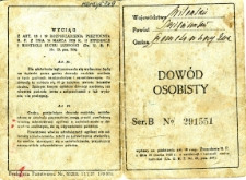 Dowód osobisty Heleny Haremiczówny