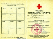 Legitymacja PCK Marii Filipowicz