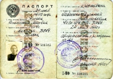 Paszport rosyjski Apolonii Kaczan