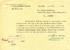 Pismo do Sabiny Grundl w sprawie zaliczenia jej pracy za granicą