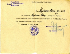 Delegacja wystawiona Helenie Rynkiewicz