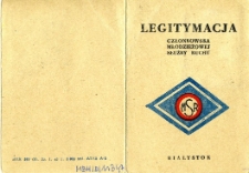 Legitymacja Młodzieżowej Służby Ruchu Heleny Delugi