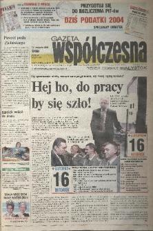 Gazeta Wsp&oacute;łczesna 2004, nr 224