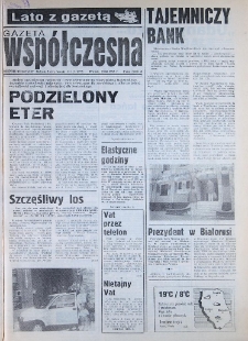 Gazeta Wsp&oacute;łczesna 1993, nr 123