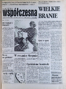 Gazeta Wsp&oacute;łczesna 1993, nr 169
