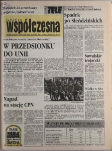Gazeta Wsp&oacute;łczesna 1993, nr 218