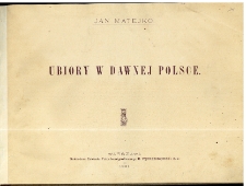 Ubiory w dawnej Polsce