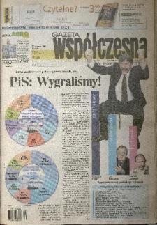 Gazeta Wsp&oacute;łczesna 2005, nr 187