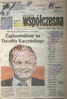 Gazeta Współczesna 2005, nr 196