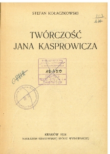 Twórczość Jana Kasprowicza