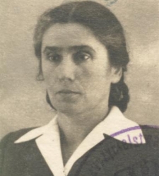 Anna Hajmowicz, zdjęcie z legitymacji Związku Nauczycielstwa Polskiego