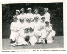 Zdjęcie grupowe pielęgniarek jednej z przychodni w Białymstoku