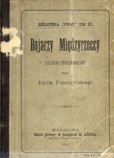 Bojarzy Międzyrzeccy : studium etnograficzne