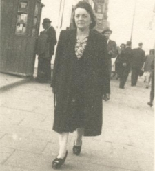 Stanisława Kozłowska na ulicy