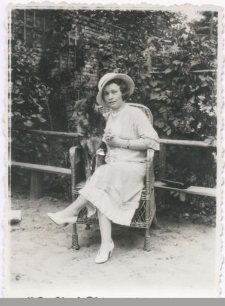 Anna Bukatko w ogrodzie państwa Kozłowskich