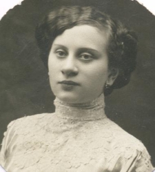 Portret Stanisławy Kozłowskiej z domu Knaup w młodym wieku