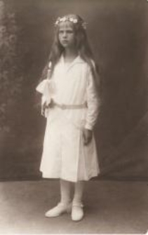 Zdjęcie komunijne córki Sławka Gasperowicza