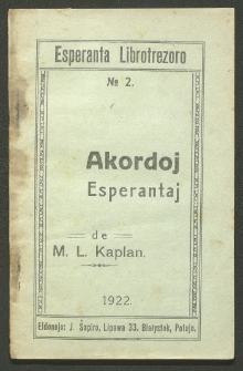 Akordoj Esperantaj