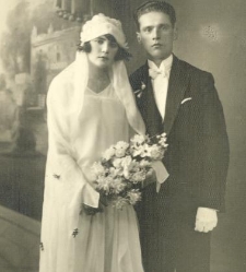 Zdjęcie ślubne, lata 20. XX w.