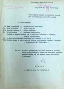 Załącznik do wniosku o przyznanie nagrody naukowej