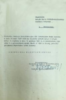 Decyzja o nadaniu tytułu naukowego profesora nadzwyczajnego