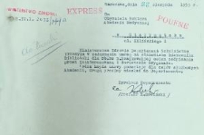 Informacja o przesłaniu do podpisu Bercie Szaykowskiej umowy o pracę na stanowisku kierownika Biblioteki AMB