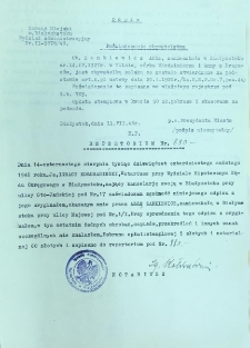 Poświadczenie obywatelstwa (odpis)