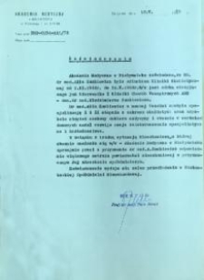 Zaświadczenie do Białostockiej Spółdzielni Mieszkaniowej