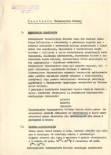 Regulamin Uniwersytetu Kultury