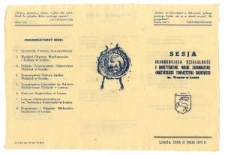 Sesja inaugurująca działalność i konstytucyjne walne zgromadzenie Łomżyńskiego Towarzystwa Naukowego im. Wagów