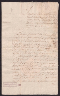 Aleksander Radziszewski i Elżbieta Skotnicka czynią intromisję na dobrach Bokowo, Szumlany w woj. ruskim Mariannie i Mikołajowi Bykowskim