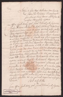 Stanisław Godlewski, chorąży nurski z dóbr Ciepietin zapisuje 19 500 florenów Barbarze Wybranowskiej