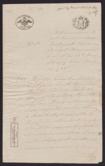 Zapis wzajemnego dożywocia małżonk&oacute;w Załuskich- Wincentego chor. wojsk. kor. i Anny z Grzybowskich