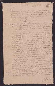 Summaryusz dokumentów w sprawie J W Konstancyi Ciecierskiej z ..... Antonim... Dominikiem ... Feliksem... Kuczyńskiemi Bracią y innemi