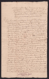 Sprawa z pozwu Baltazara Ciecierskiego z żoną Anną i ich administratora Winc. Wyrozębskiego z Perlejewa, Pieczysk i Leszczki oraz chłopa J. Derewańki i innych przeciw rodzinom Leszczyńskich