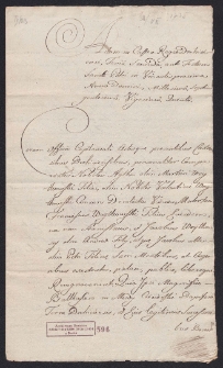 Agata i Franciszek Wojtkowscy oraz Stanisław i Jakub W. i drugi Jakub W. s. Piotra dają Baltazarowi Ciecierskiemu swoje części gruntów w Poniatach i Krzepiszach