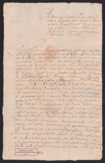 Manifestacja Baltazara Ciecierskiego przeciw Justynie z Wituskich Szydłowskiej – sprawa rozliczeń sumy dłużnej i prowizji