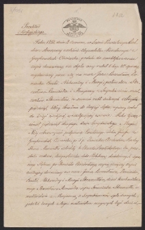 Akt darowizny Konstancji Ciecierskiej