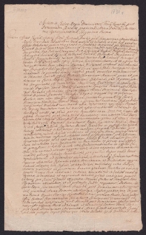 Relacja woźnego o doręczeniu pozw&oacute;w przeciw instygatorowi oraz Antoniemu Wodzińskiemu z żoną Anną z Oborskich