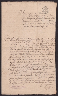 Sprawa dóbr Czekanów i Kanabród trzymanych w zastawie przez Jastrzębskich i sum pieniężnych