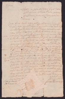 Relacja woźnego o intromisji Barbary z Ossolińskich wdowy po Tomaszu Ciecierskim do Czekanowa, Hołubli i Kanobrodu oraz objęciu w posiadanie ruchomego dobytku po zmarłym mężu