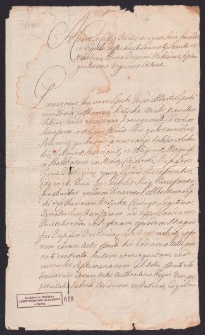 Zobowiązanie Jana Lipskiego s. Wojciecha i Katarzyny Krzyckiej do aprobaty w odpowiednich aktach pokwitowania na imię Baltazara Ciecierskiego