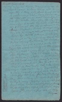 Maciej Kosk z ojcem Wojciechem odebrawszy sumę posażną swej żony Anny z Poniatowskich na mocy kontraktu ślubnego z 1802 r. – zwraca trzymane pod zastaw tej sumy grunta Poniatowskich - Dominikowi Ciecierskiemu