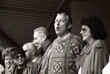 Halina Kunicka, Wojciech Młynarski i Lucjan Kydryński na XXV KFPP w Opolu