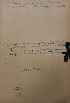 Plany pracy, protokoły posiedzeń, informacje o działalności rady kobiet