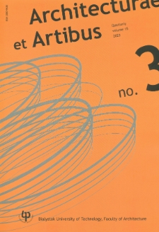 Architecturae et Artibus. Vol. 15, no. 3
